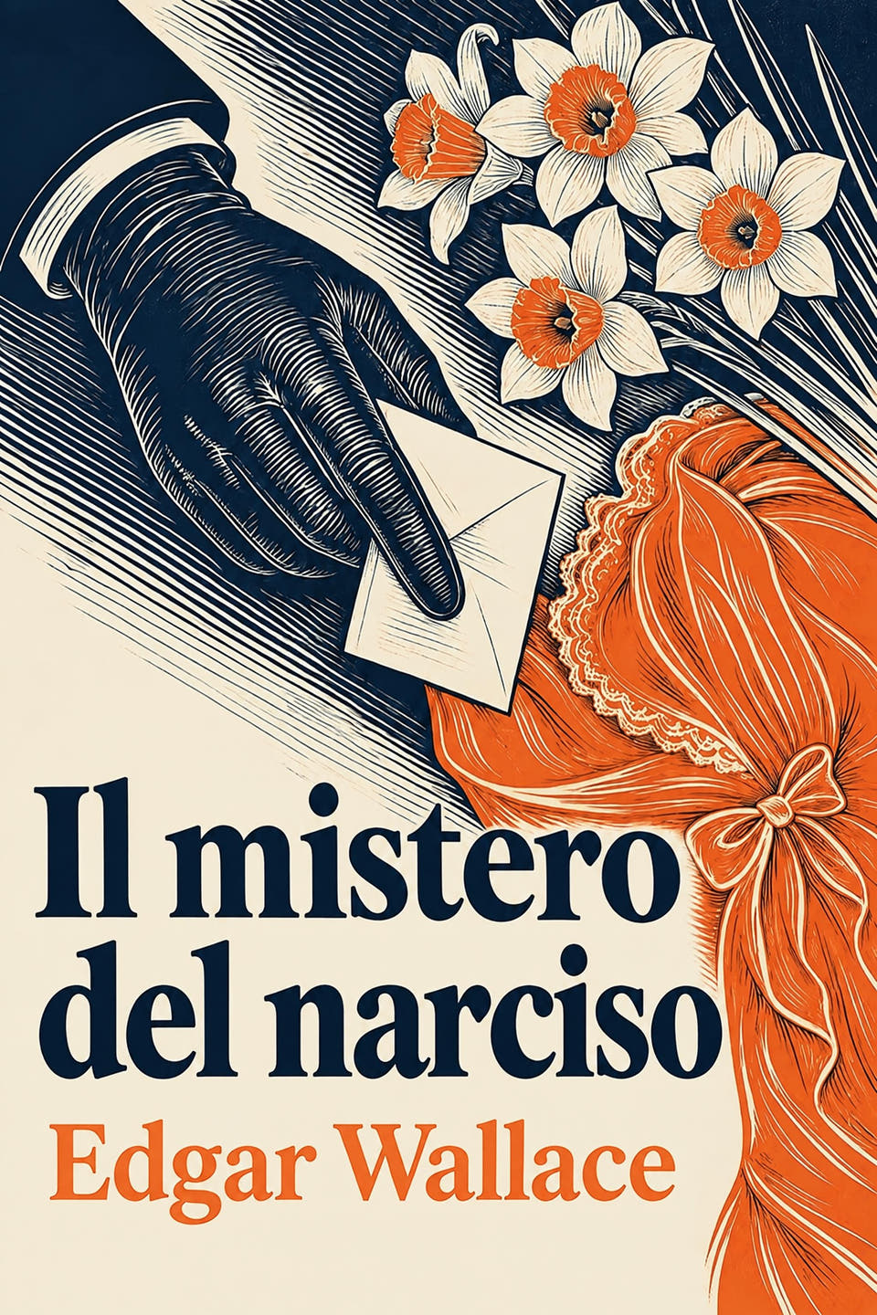 Il mistero del narciso by Edgar Wallace, the cover