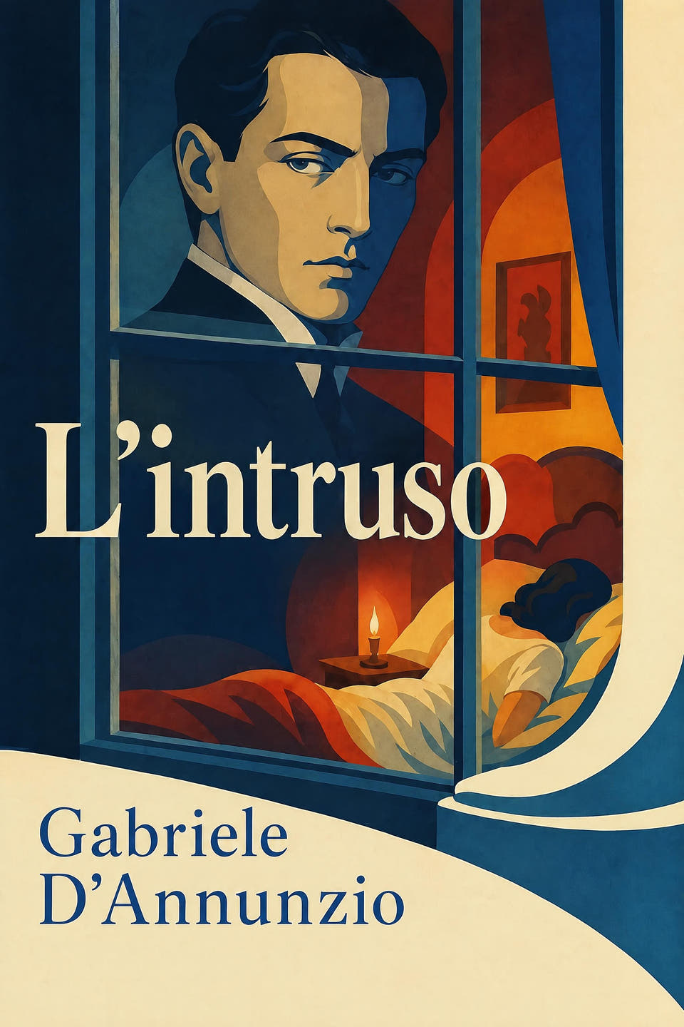L'intruso by Gabriele D'Annunzio, the cover