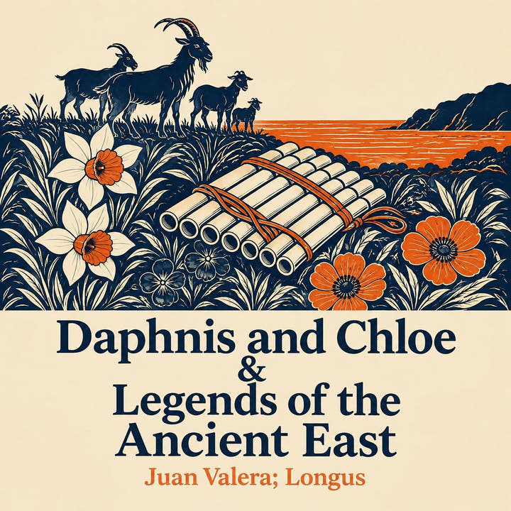 Daphnis and Chloe & Legends of the Ancient East, the audiobook cover