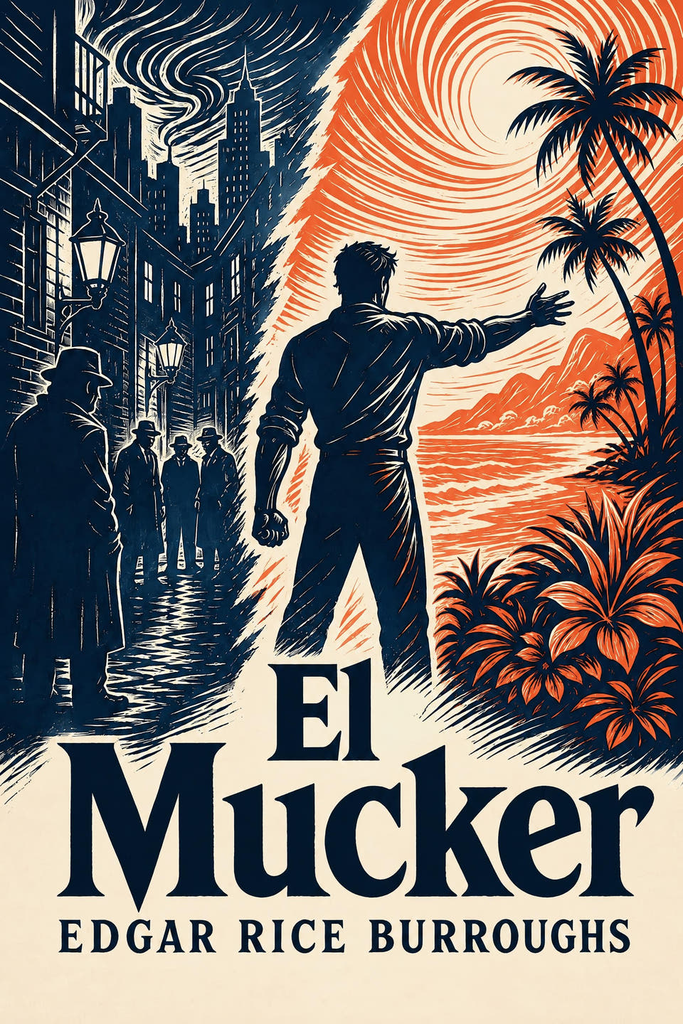 El Mucker by Edgar Rice Burroughs, the cover