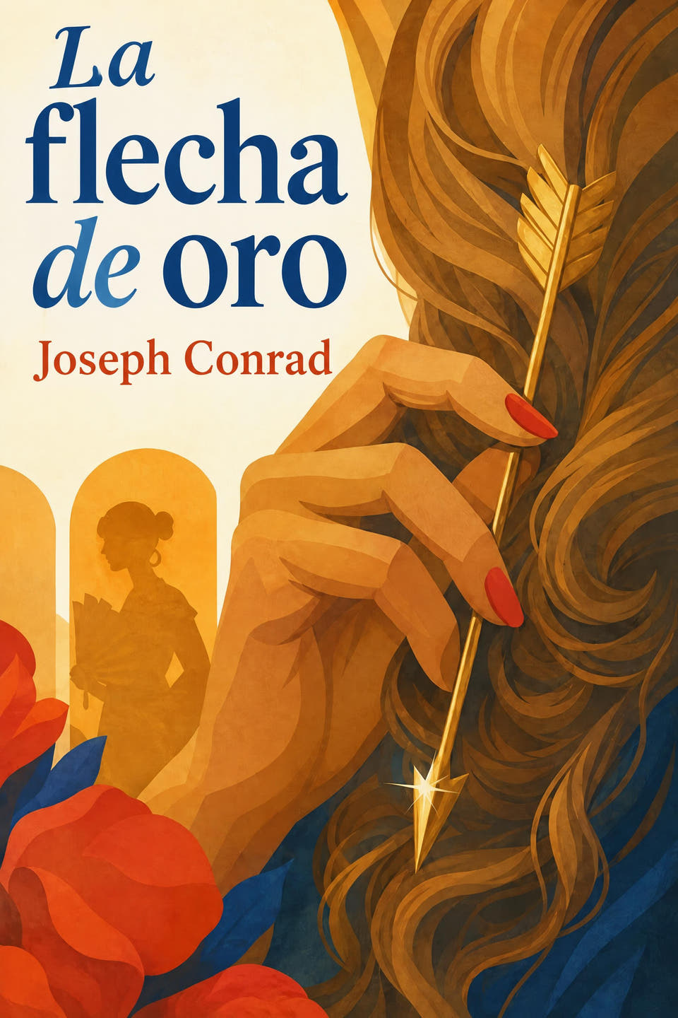 La flecha de oro by Joseph Conrad, the cover
