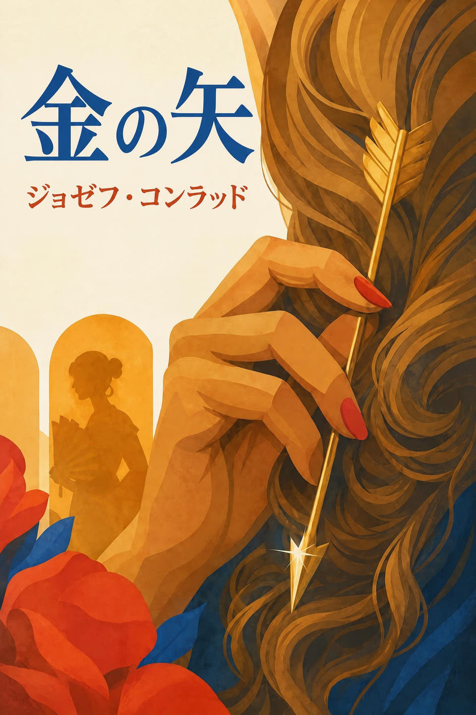 ジョゼフ・コンラッド著『金の矢』の表紙