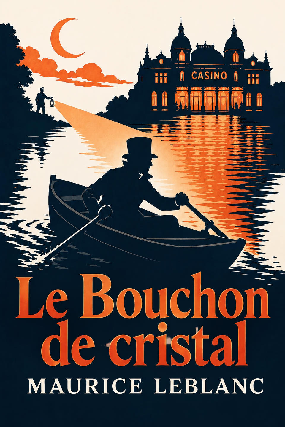 Le Bouchon de cristal by Maurice Leblanc, the cover