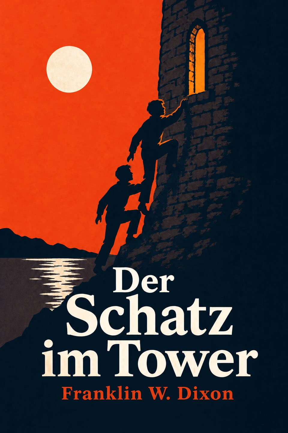 Der Schatz im Tower by Franklin W. Dixon, the cover