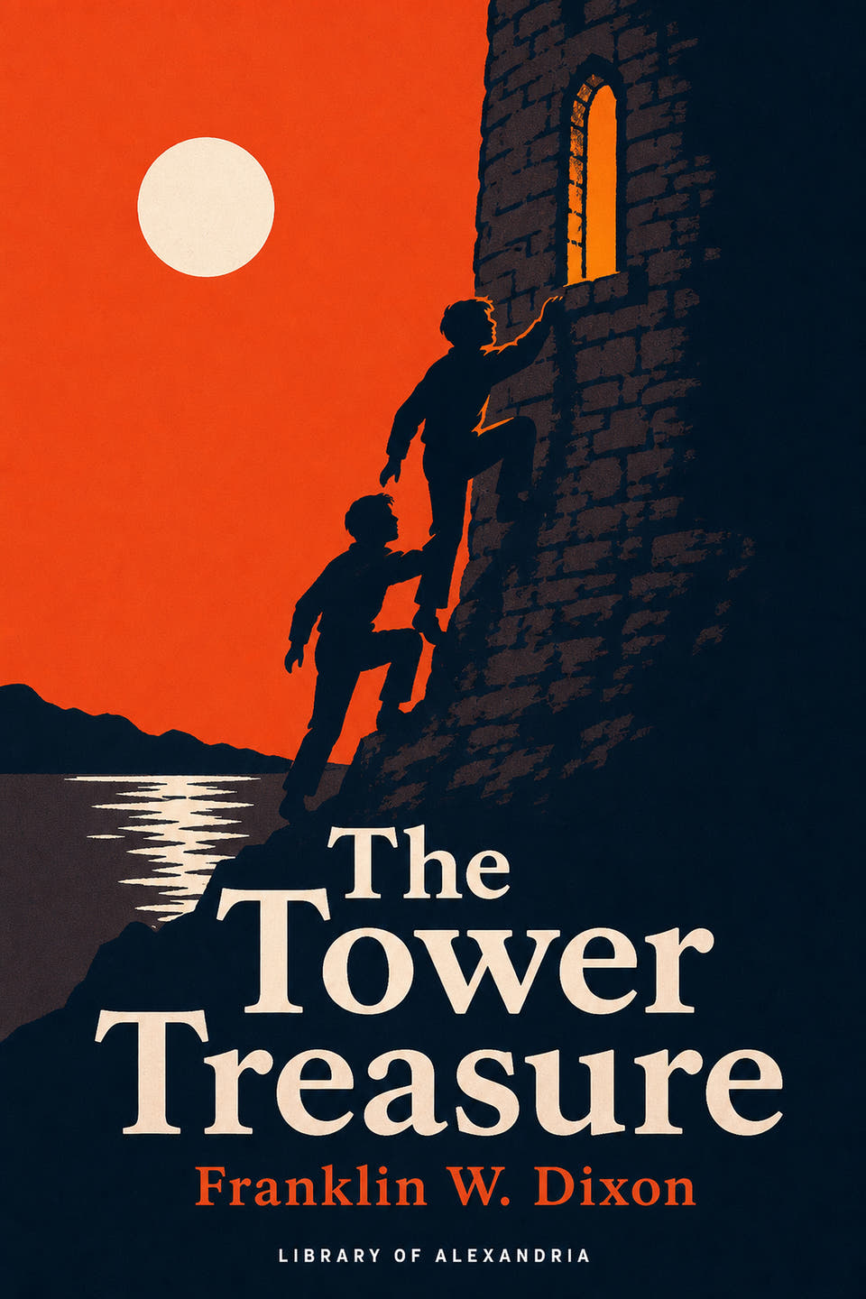 The Tower Treasure by Franklin W. Dixon, the cover