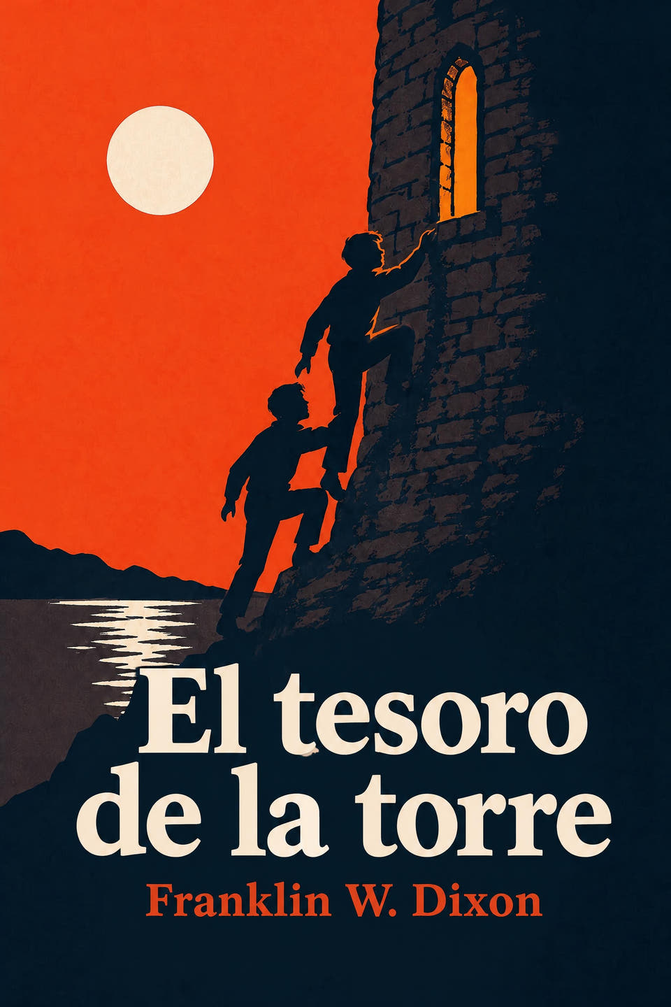 El tesoro de la torre by Franklin W. Dixon, the cover