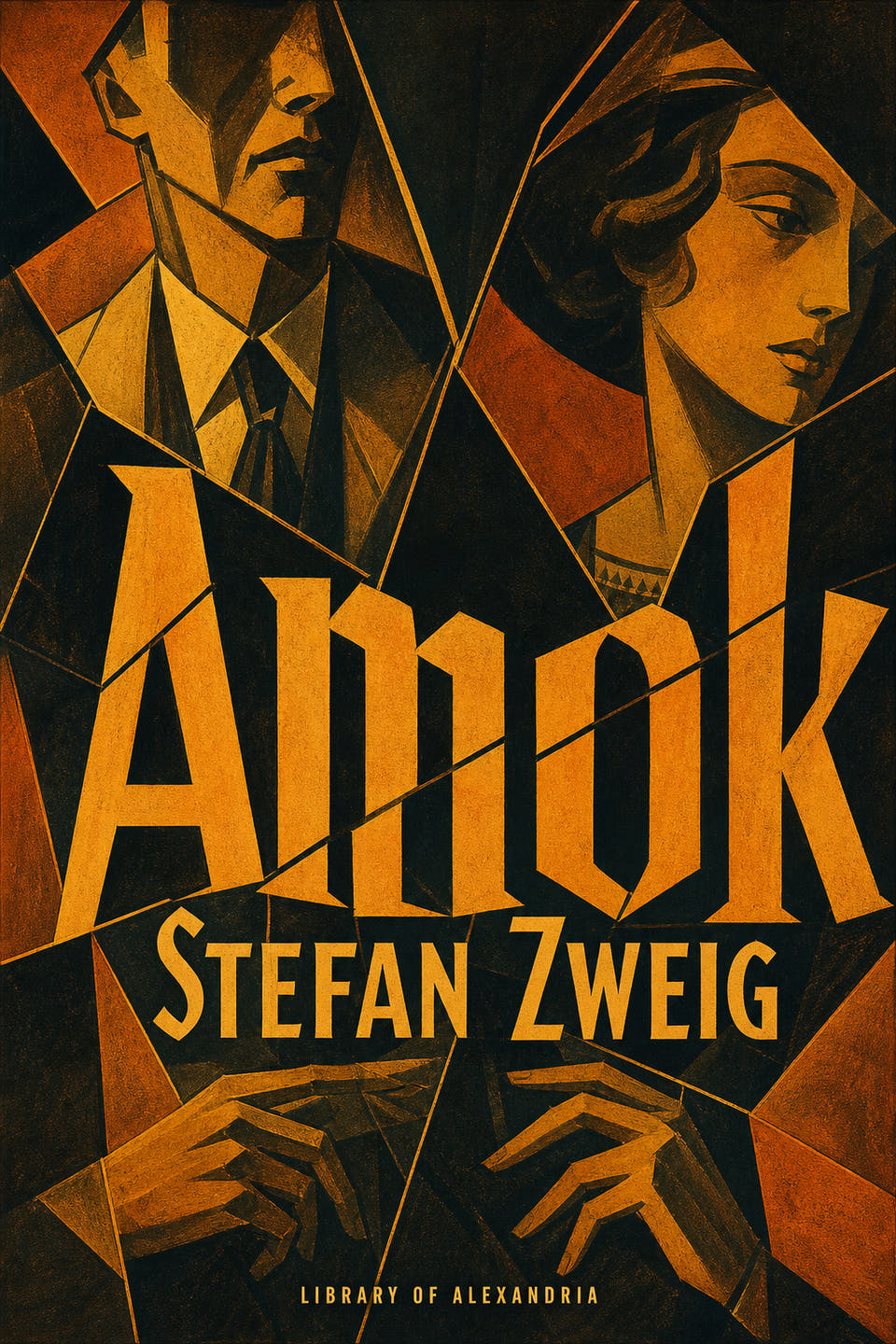 Amok by Stefan Zweig, the cover