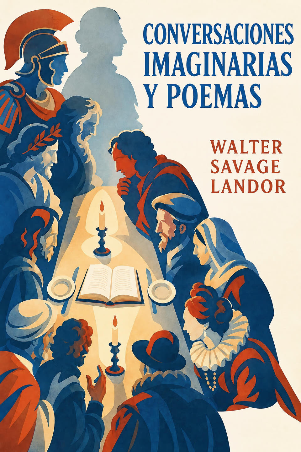 Conversaciones imaginarias y poemas by Walter Savage Landor, the cover