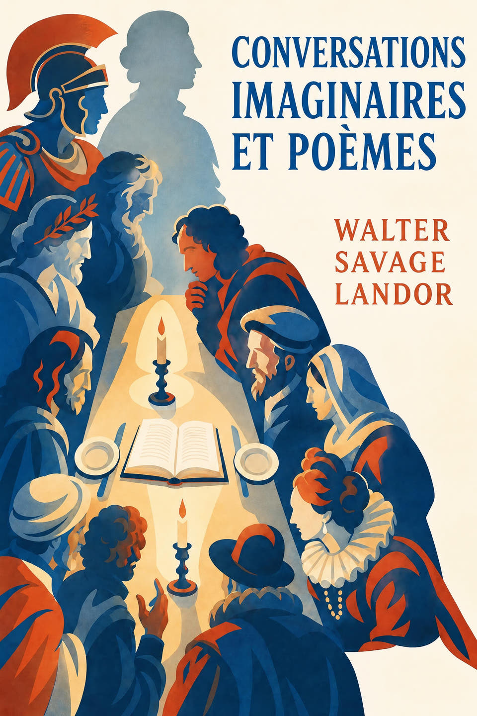 Conversations imaginaires et poèmes by Walter Savage Landor, the cover
