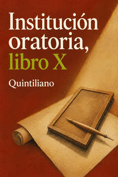 Institución oratoria, libro X, the cover of this edition