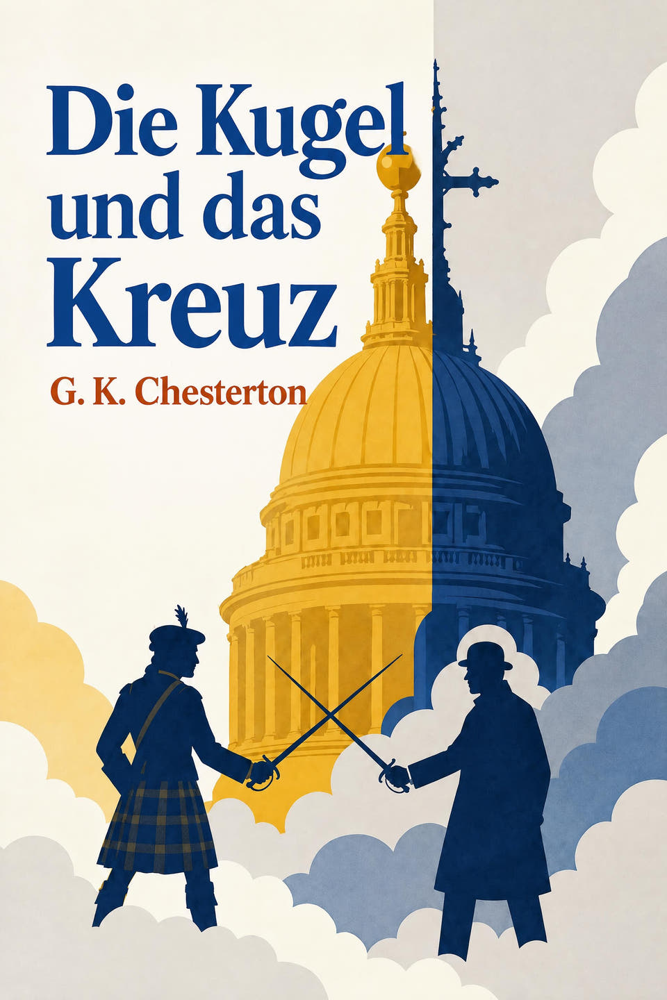 Die Kugel und das Kreuz by G. K. Chesterton, the cover