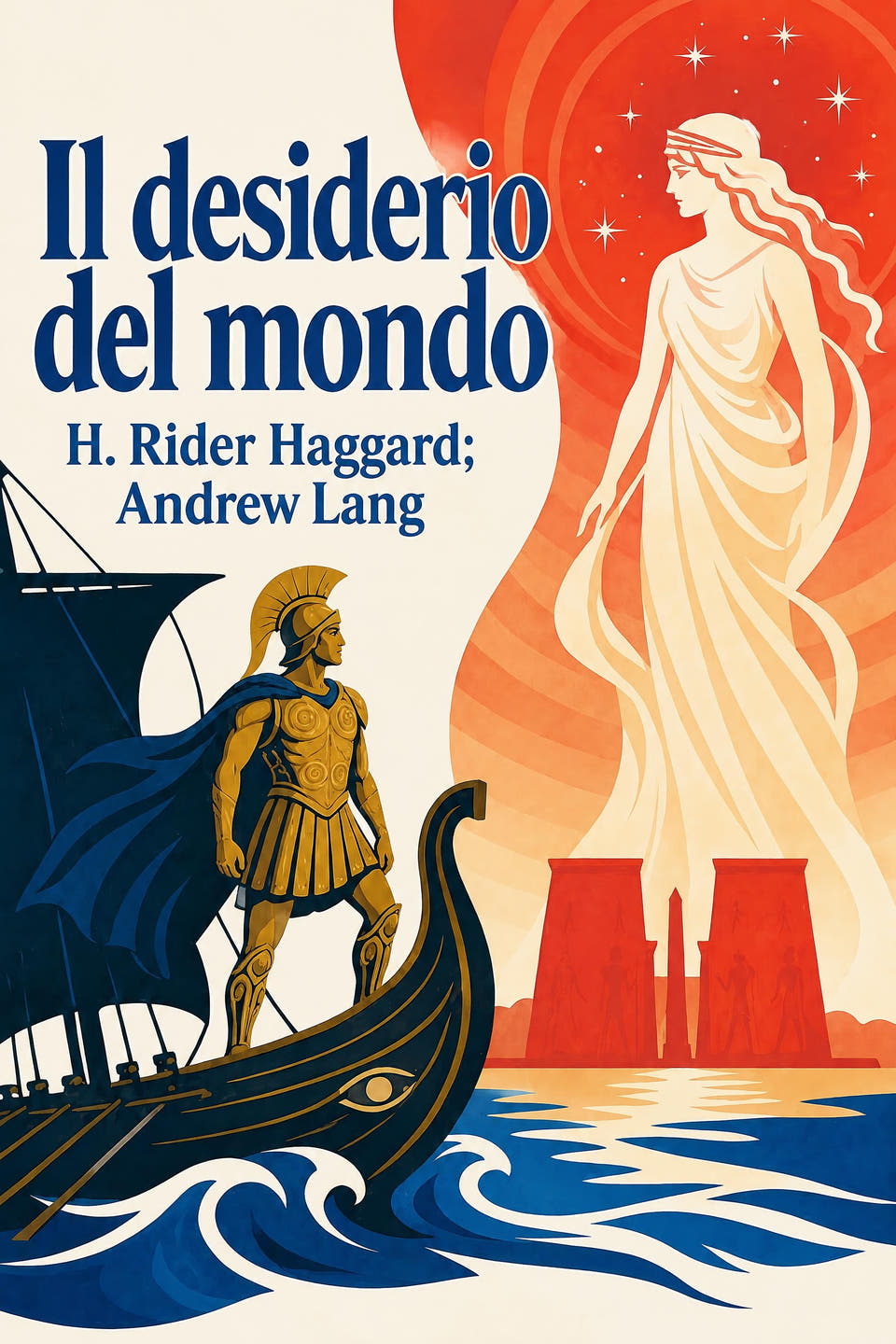 Il desiderio del mondo by H. Rider Haggard; Andrew Lang, the cover