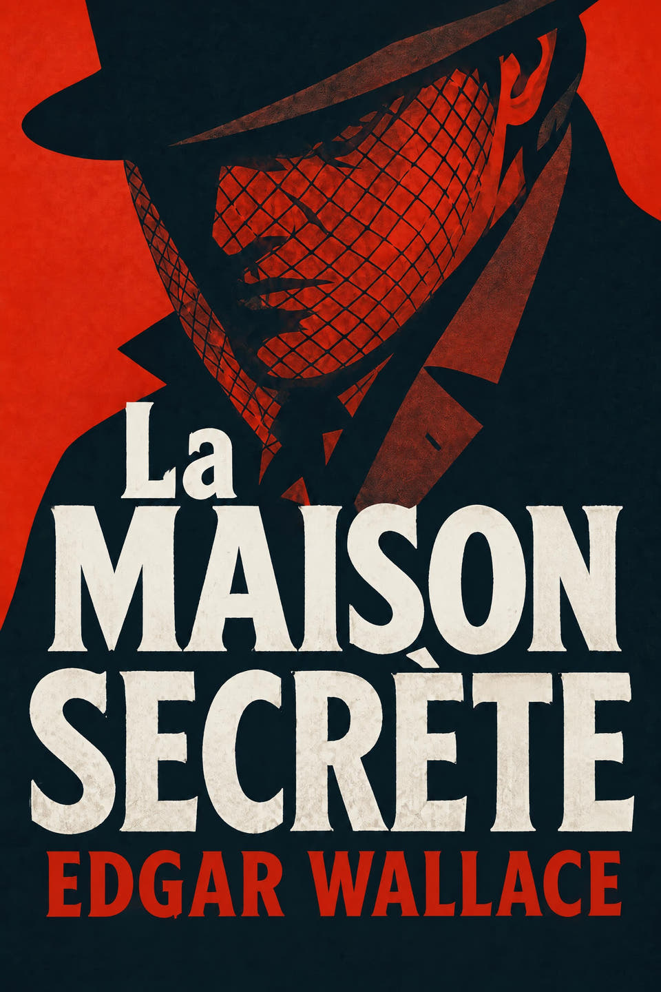 La Maison secrète by Edgar Wallace, the cover