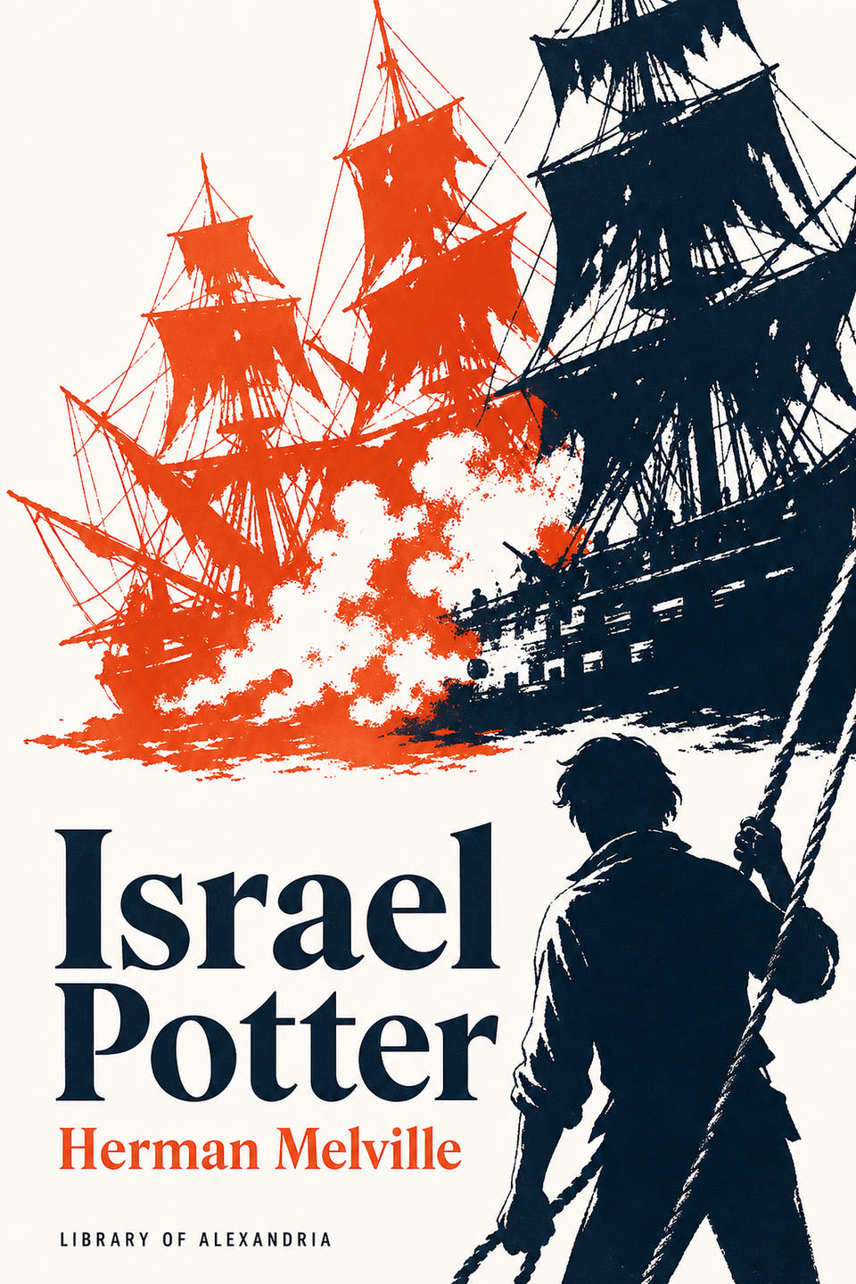 Israel Potter by Herman Melville, the cover