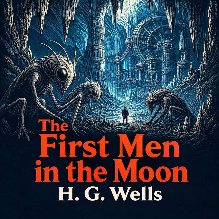 Die ersten Menschen auf dem Mond, the audiobook cover