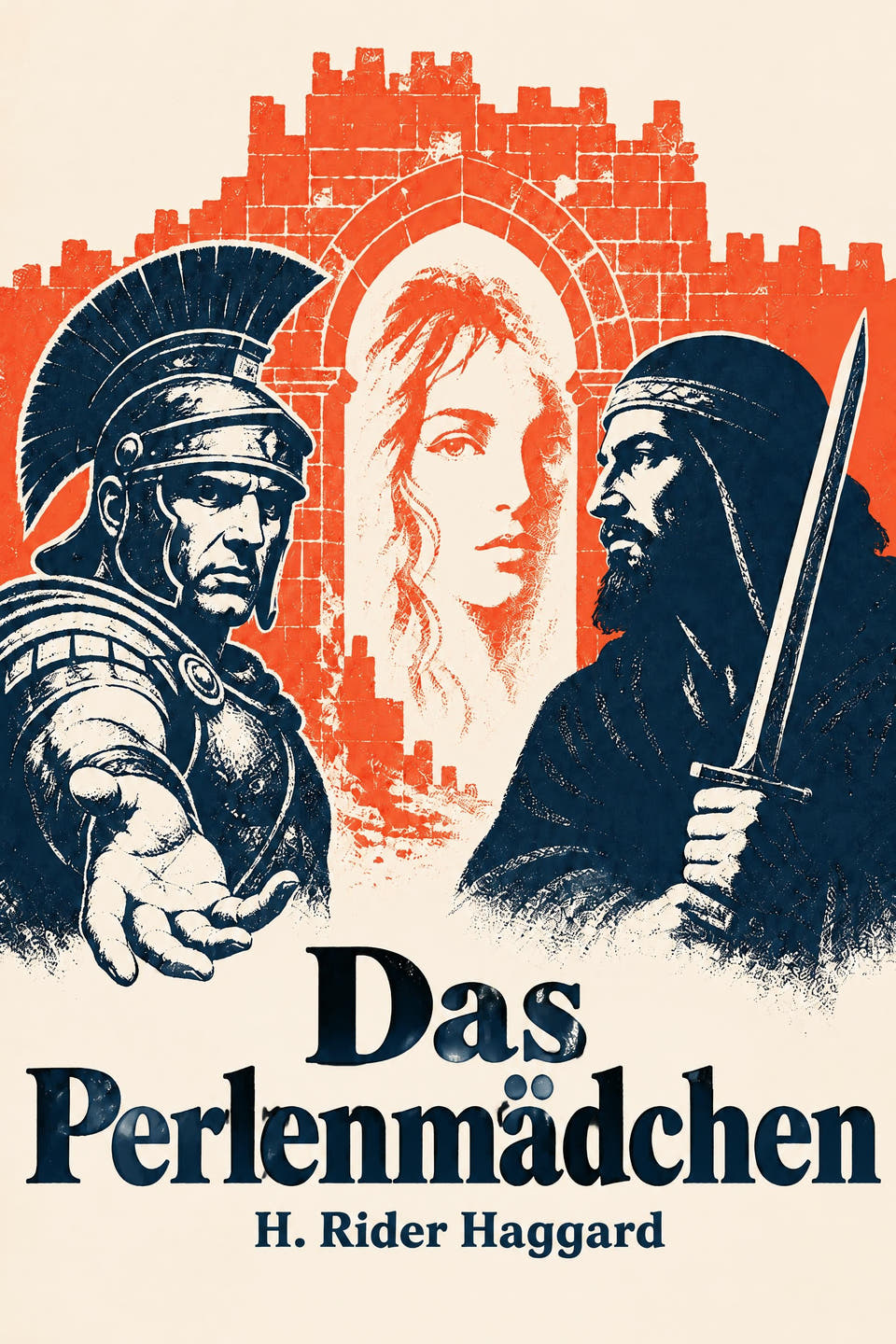 Das Perlenmädchen by H. Rider Haggard, the cover