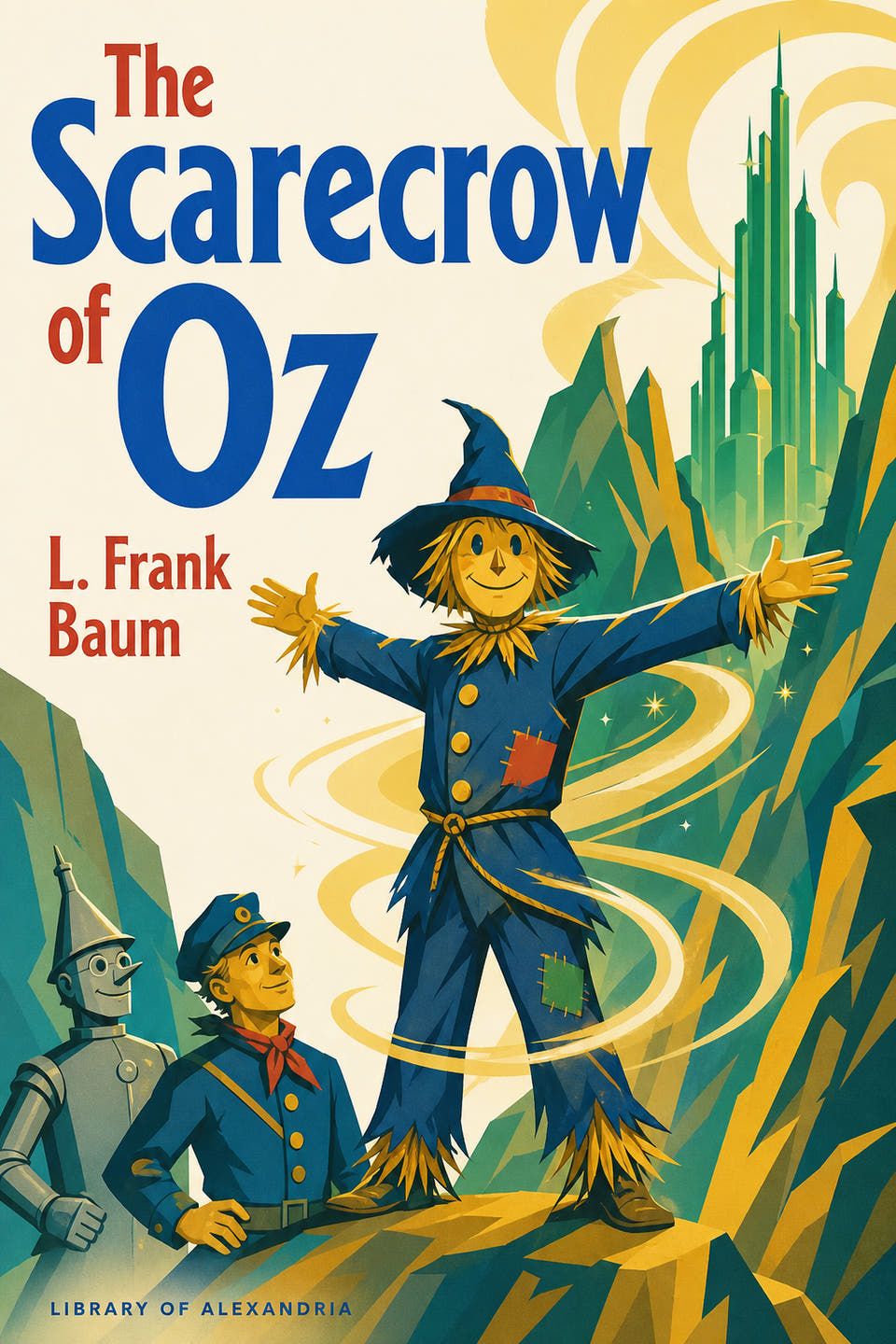 The Scarecrow of Oz by L. Frank Baum, the cover