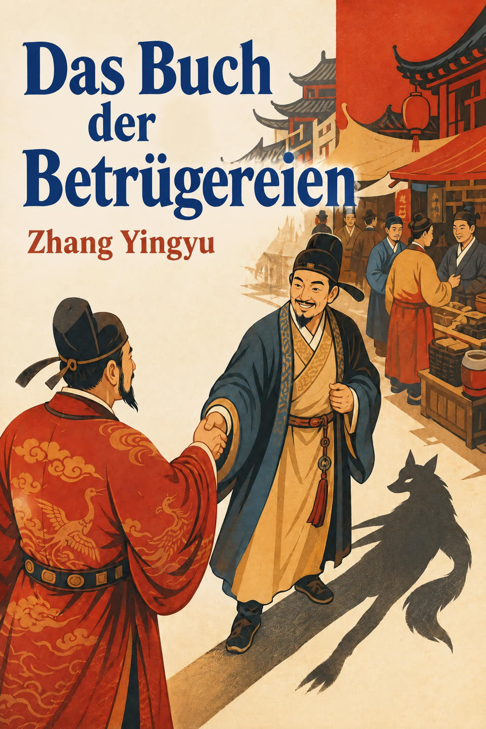 Das Buch der Betrügereien by Zhang Yingyu, the cover