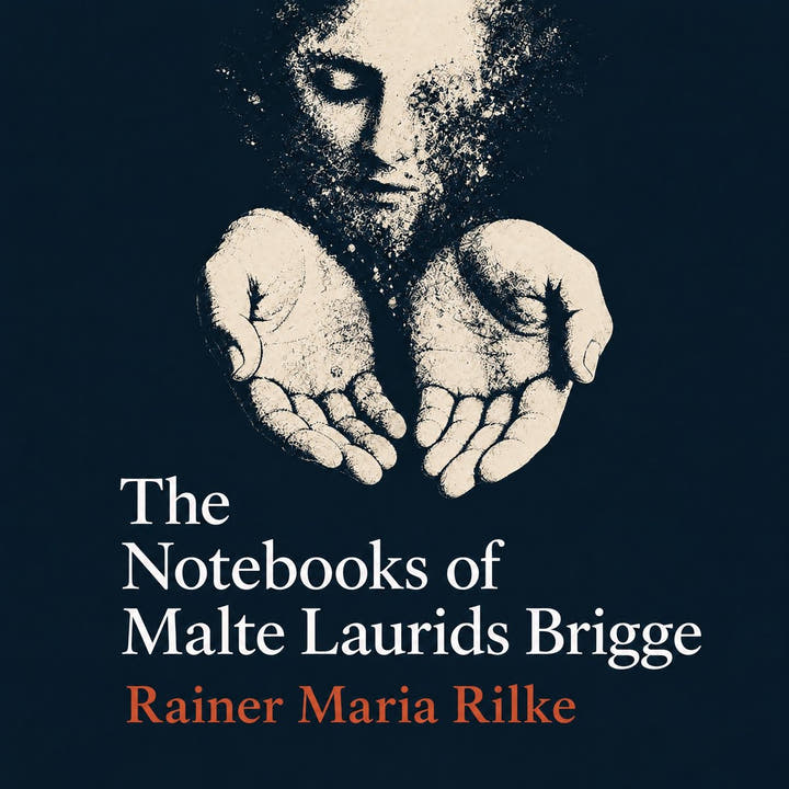 Les Cahiers de Malte Laurids Brigge, the audiobook cover