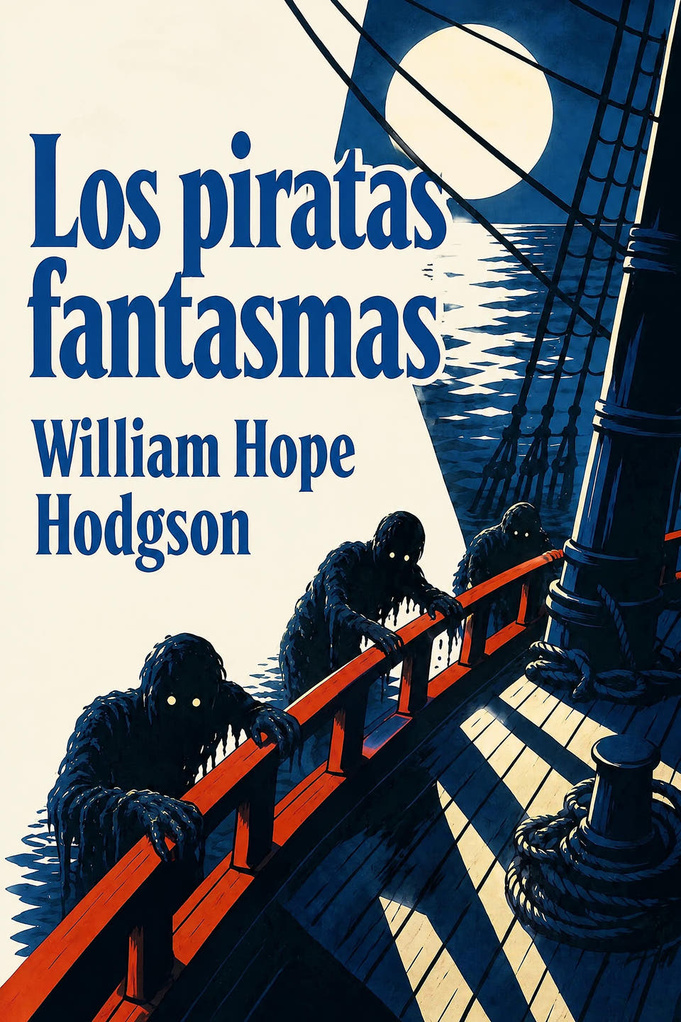 Los piratas fantasmas by William Hope Hodgson, the cover