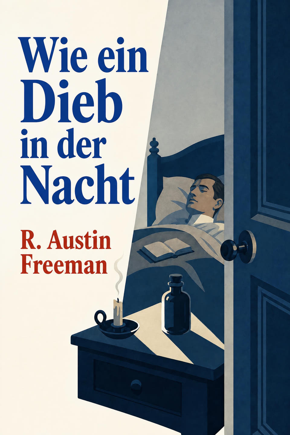 Wie ein Dieb in der Nacht by R. Austin Freeman, the cover