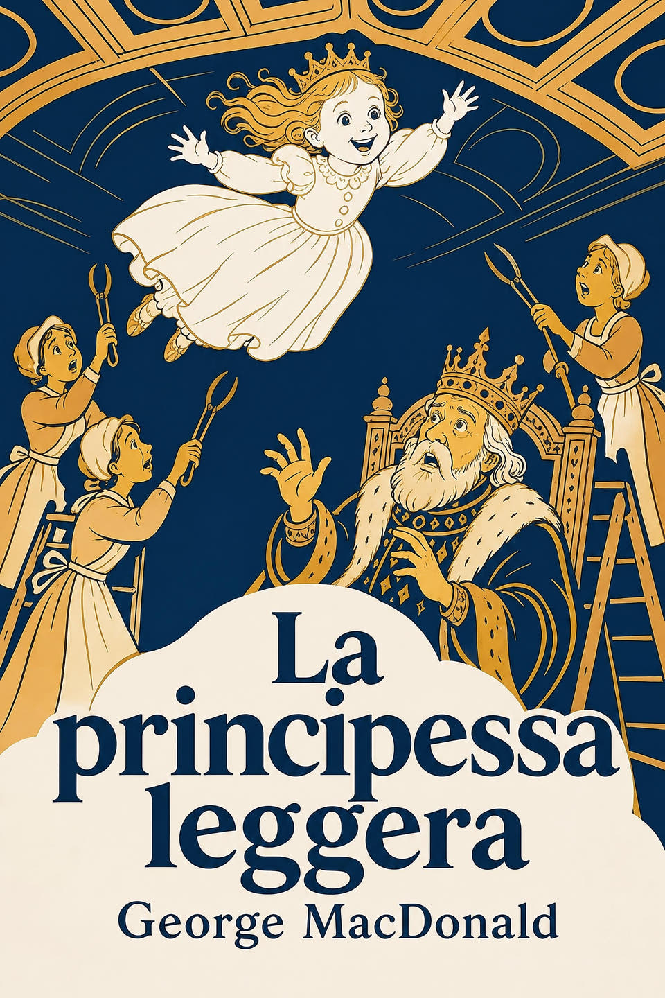 La principessa leggera by George MacDonald, the cover