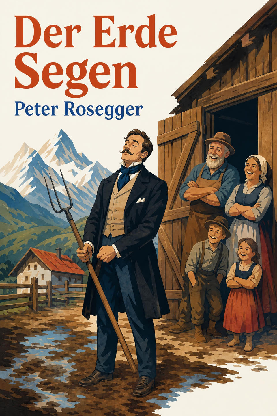 Der Erde Segen by Peter Rosegger, the cover