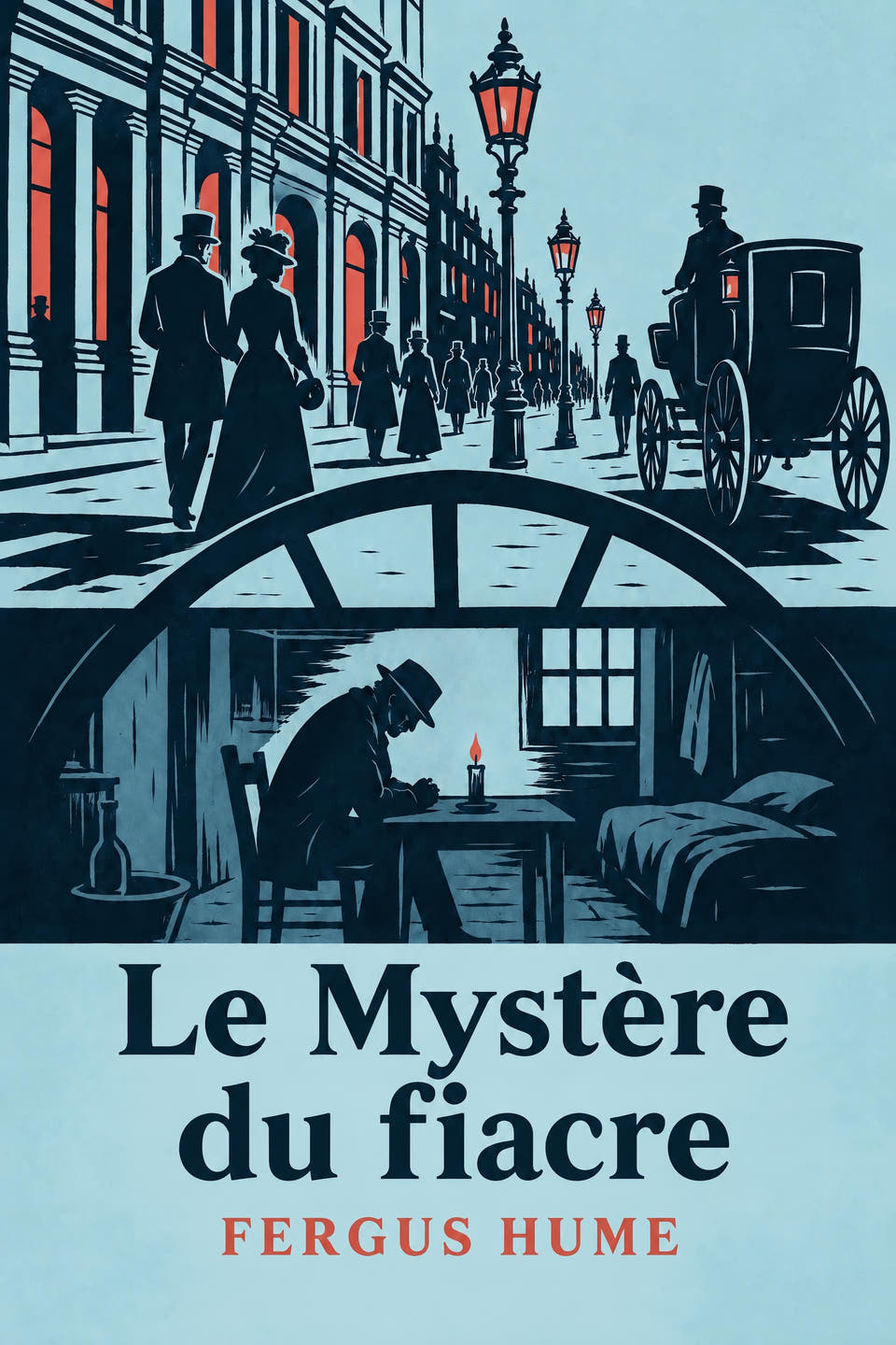 Le Mystère du fiacre by Fergus Hume, the cover