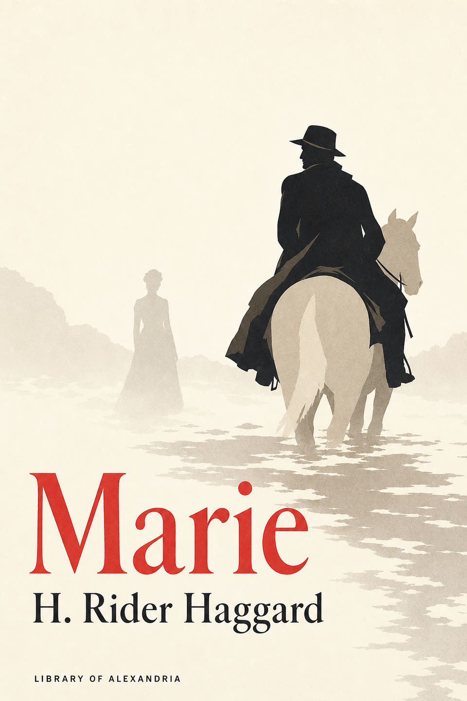 Marie by H. Rider Haggard, the cover