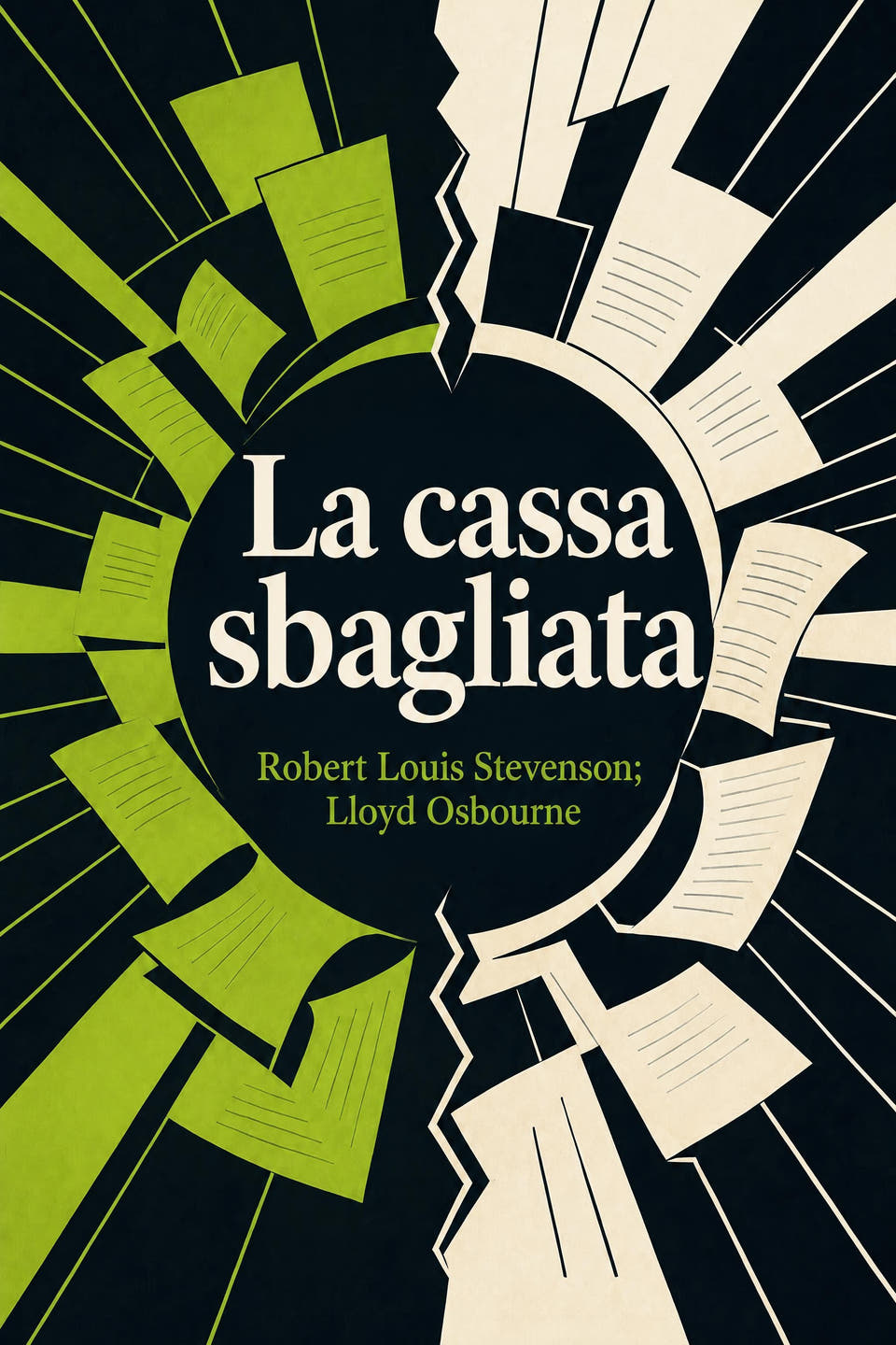 La cassa sbagliata by Robert Louis Stevenson; Lloyd Osbourne, the cover
