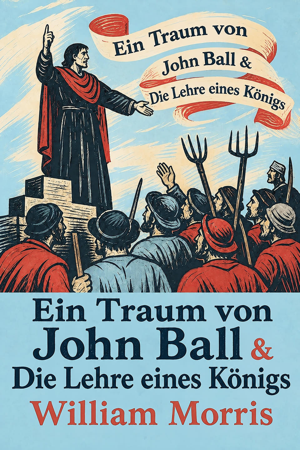 Ein Traum von John Ball & Die Lehre eines Königs by William Morris, the cover