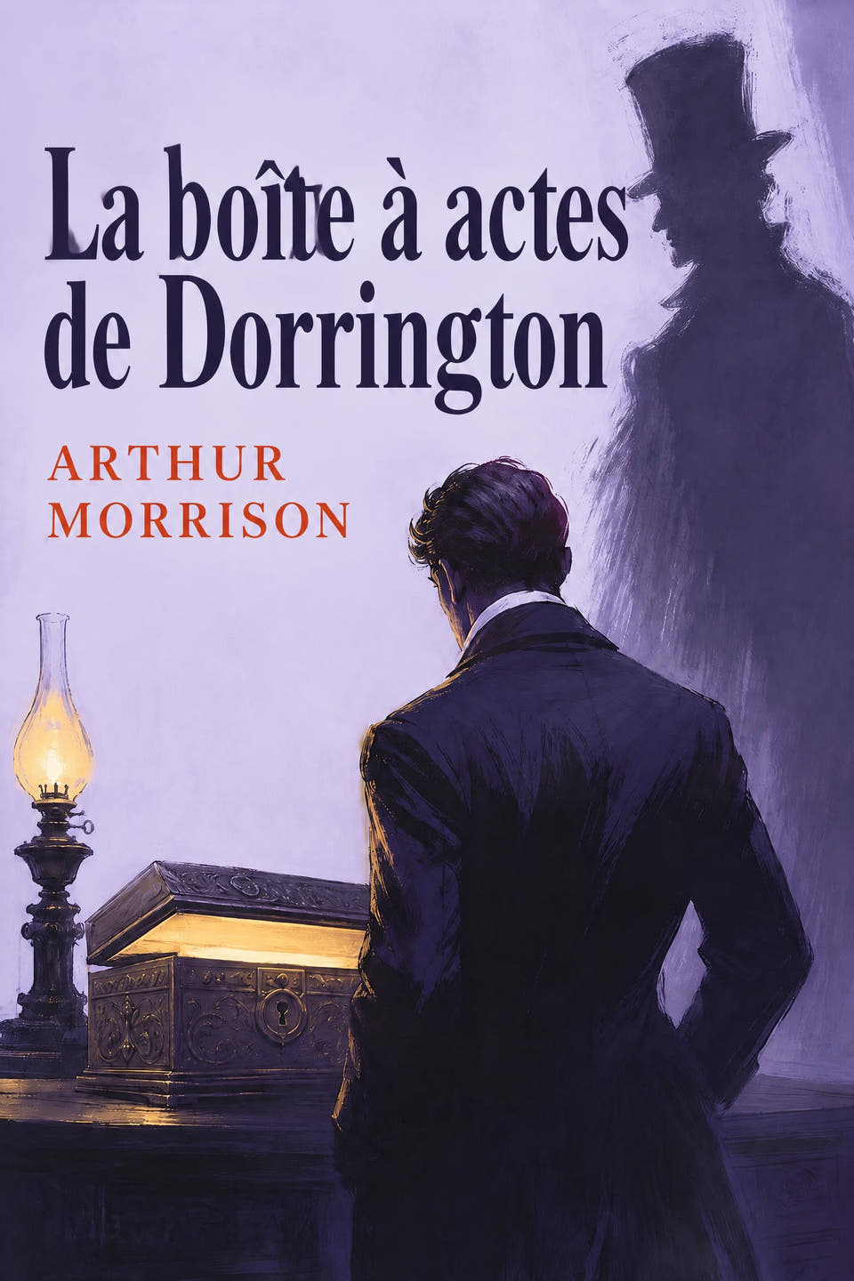 La boîte à actes de Dorrington by Arthur Morrison, the cover