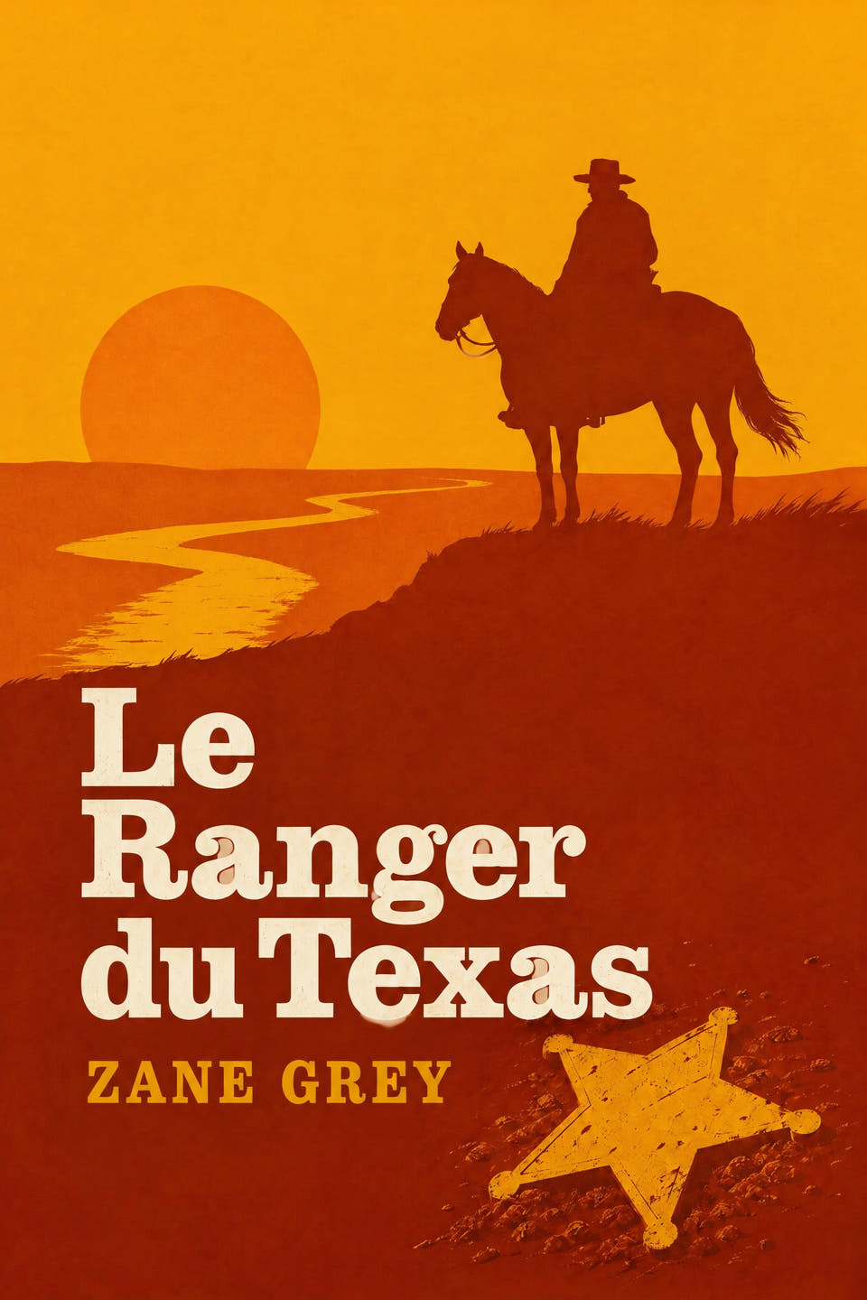 Le Ranger du Texas by Zane Grey, the cover