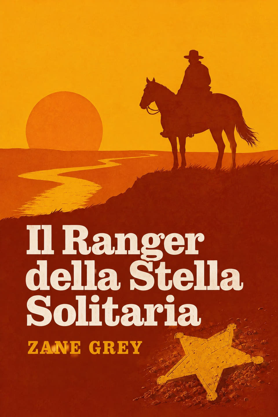 Il Ranger della Stella Solitaria by Zane Grey, the cover
