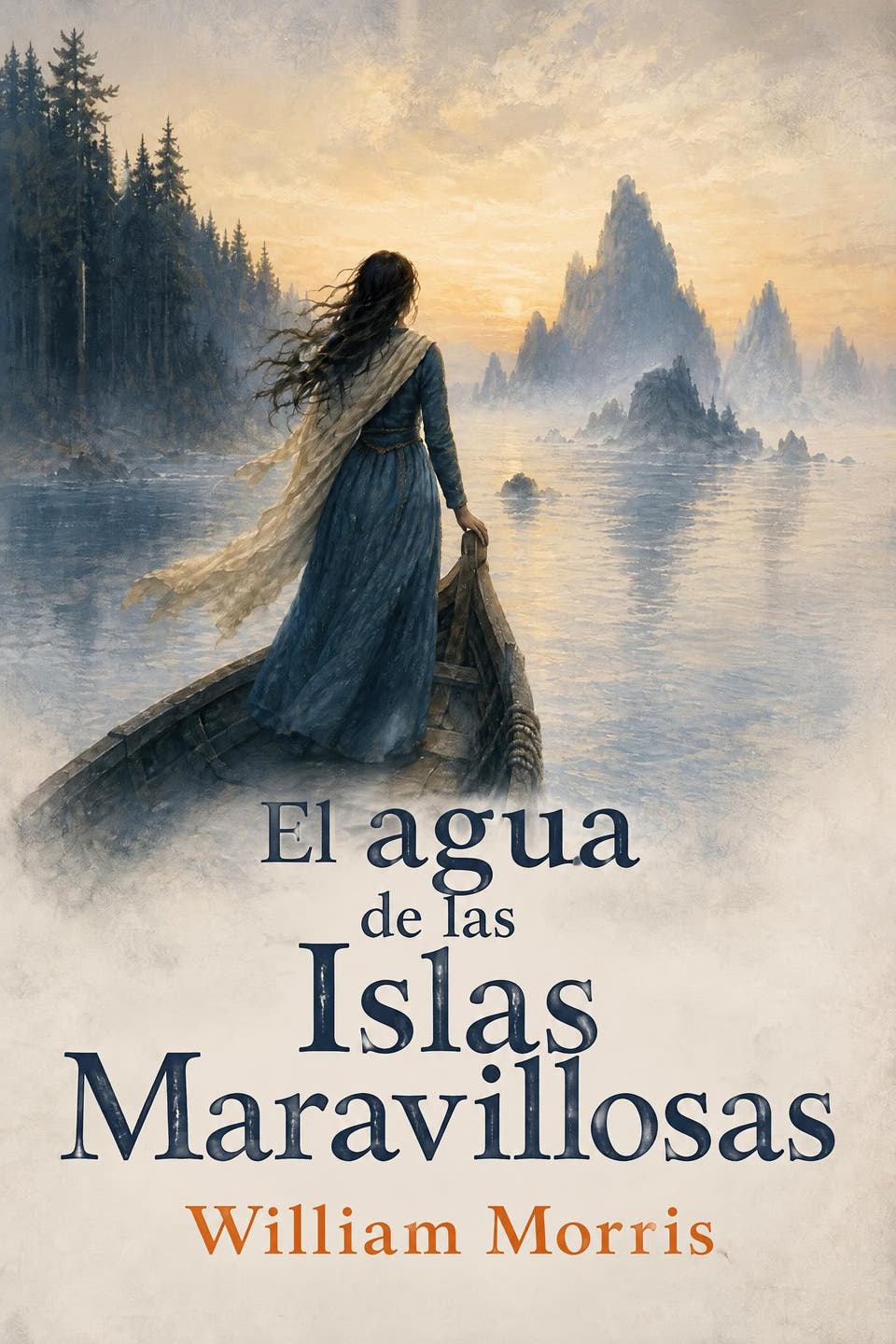 El agua de las Islas Maravillosas by William Morris, the cover