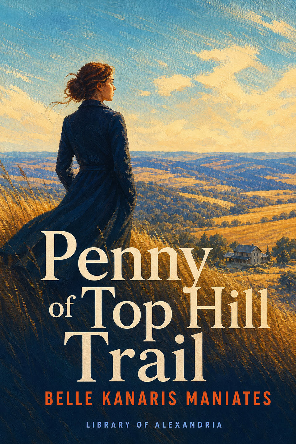 Penny of Top Hill Trail by Belle Kanaris Maniates, the cover
