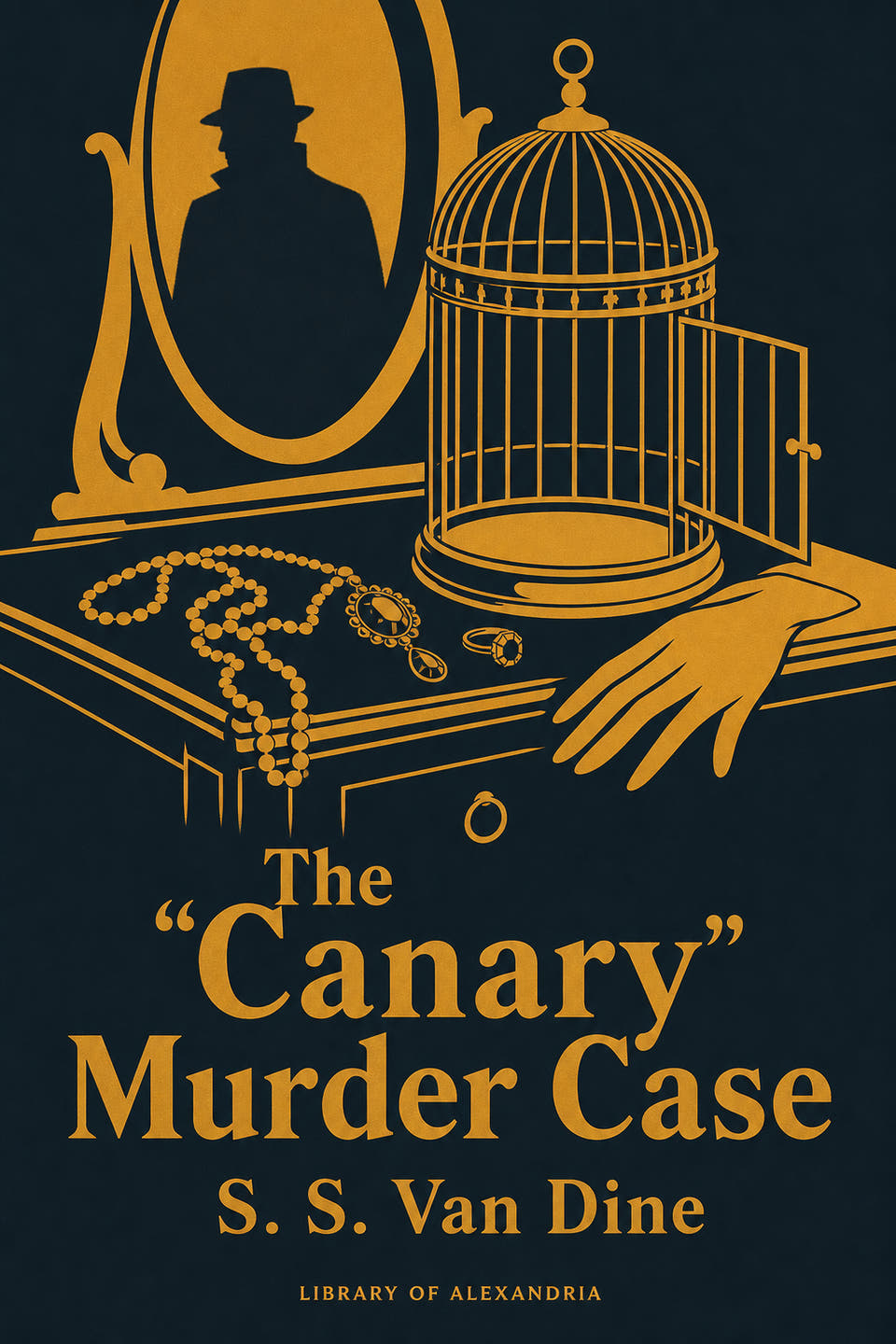 The "Canary" Murder Case by S. S. Van Dine, the cover
