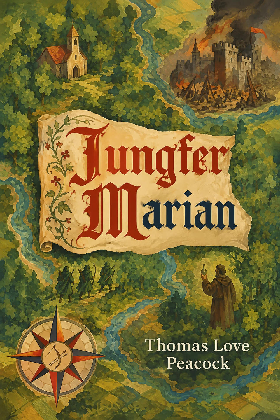 Jungfer Marian by Thomas Love Peacock, the cover