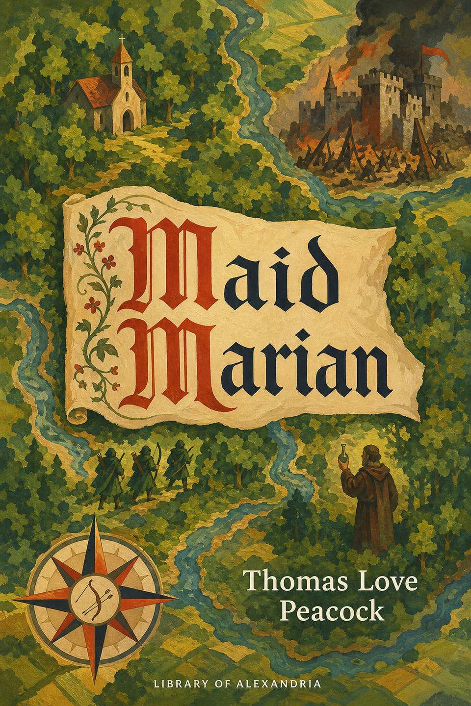 Maid Marian by Thomas Love Peacock, the cover