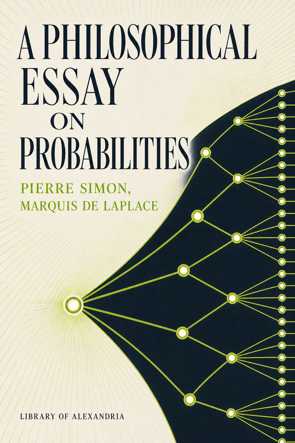 Ensayo filosófico sobre las probabilidades by Pierre-Simon Laplace, the cover