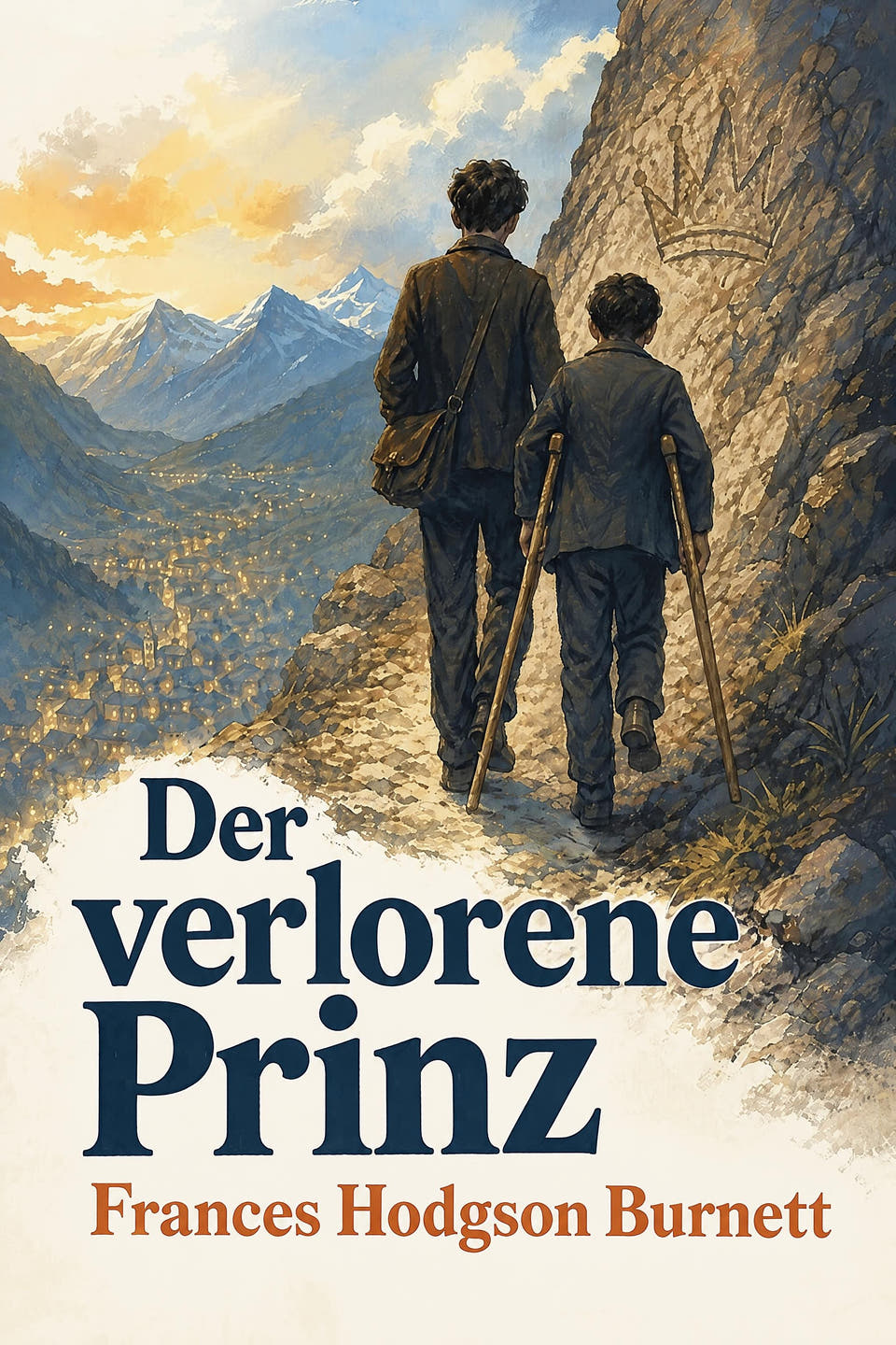 Der verlorene Prinz by Frances Hodgson Burnett, the cover