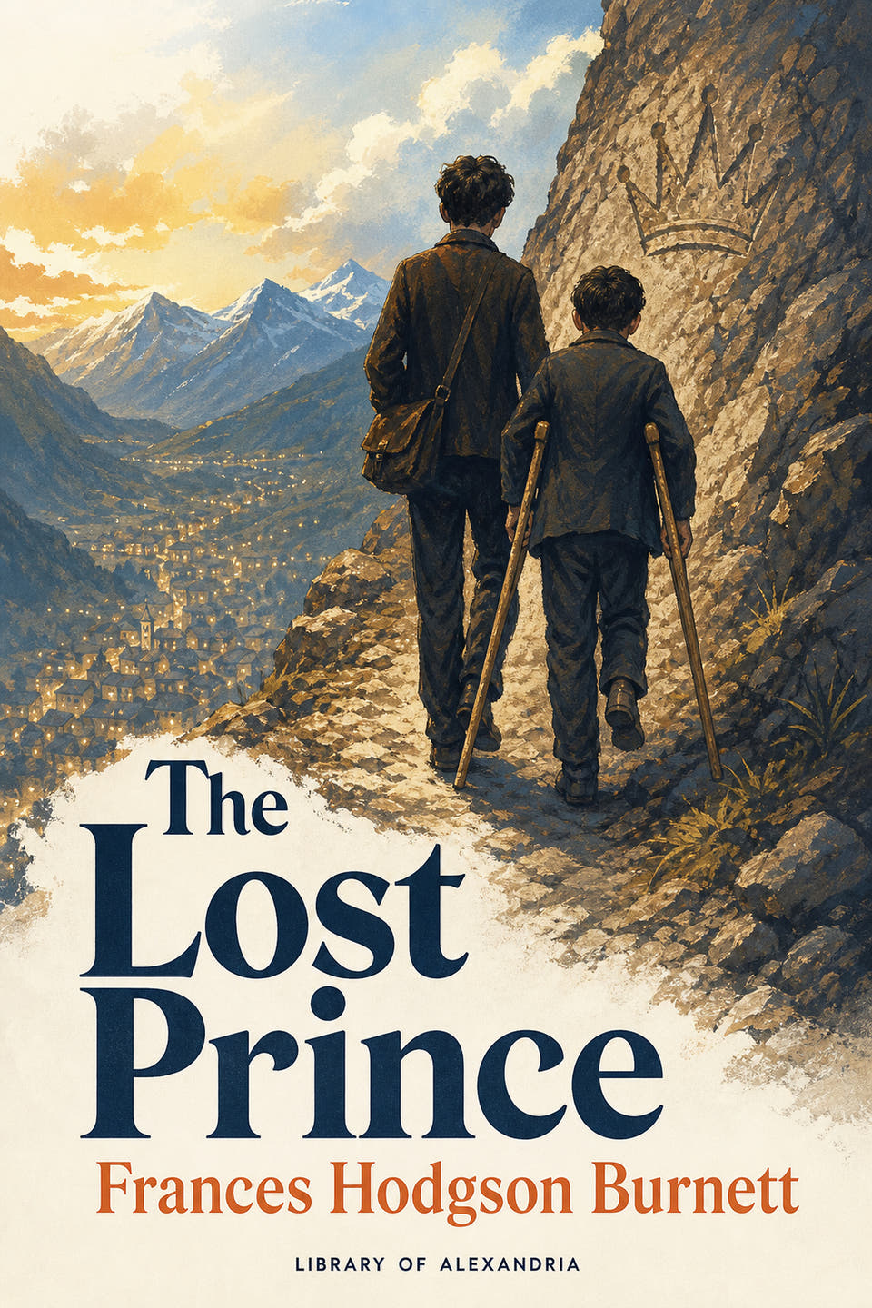 The Lost Prince by Frances Hodgson Burnett, the cover