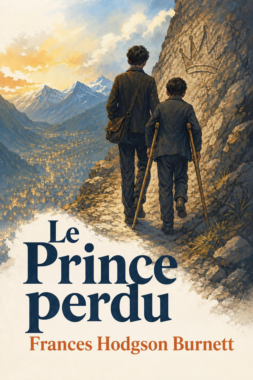 Le Prince perdu by Frances Hodgson Burnett, the cover