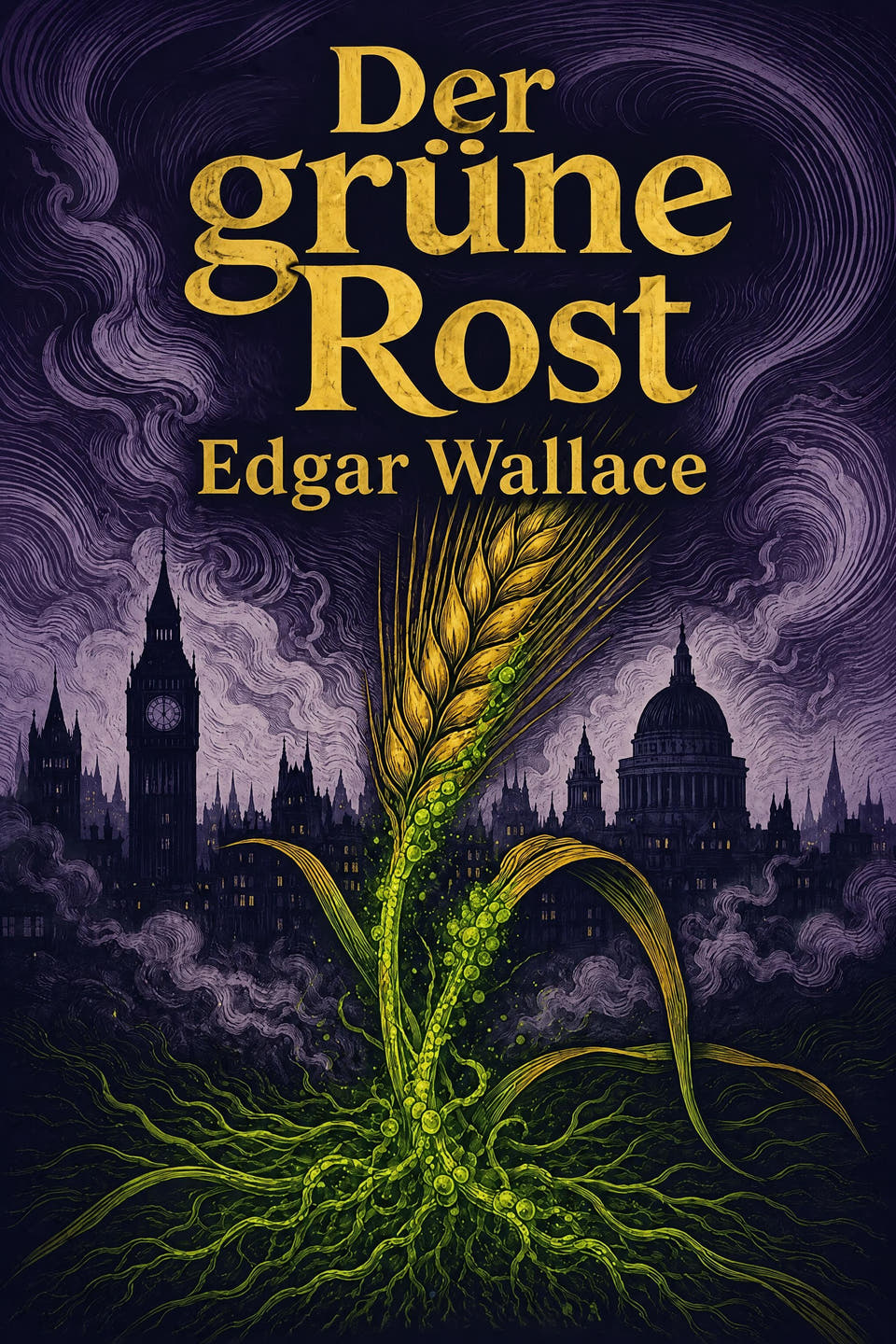 Der grüne Rost by Edgar Wallace, the cover