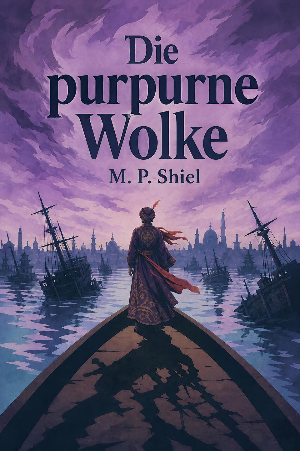 Die purpurne Wolke by M. P. Shiel, the cover