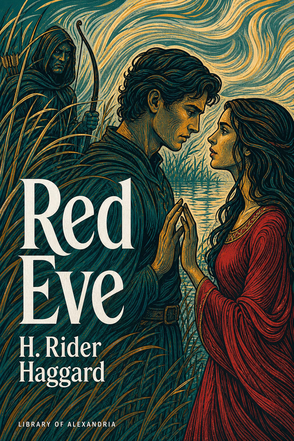 Red Eve by H. Rider Haggard, the cover