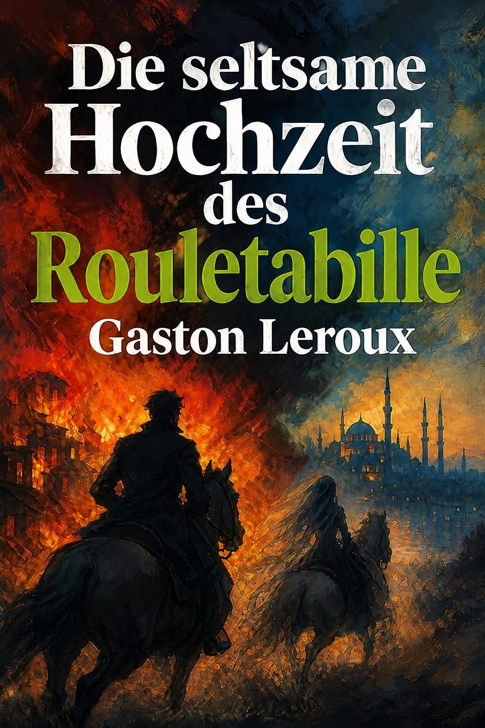 Die seltsame Hochzeit des Rouletabille by Gaston Leroux, the cover