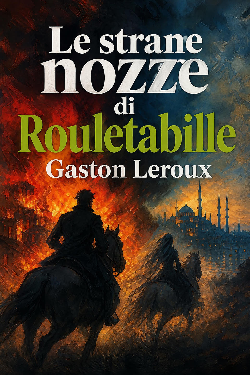 Le strane nozze di Rouletabille by Gaston Leroux, the cover