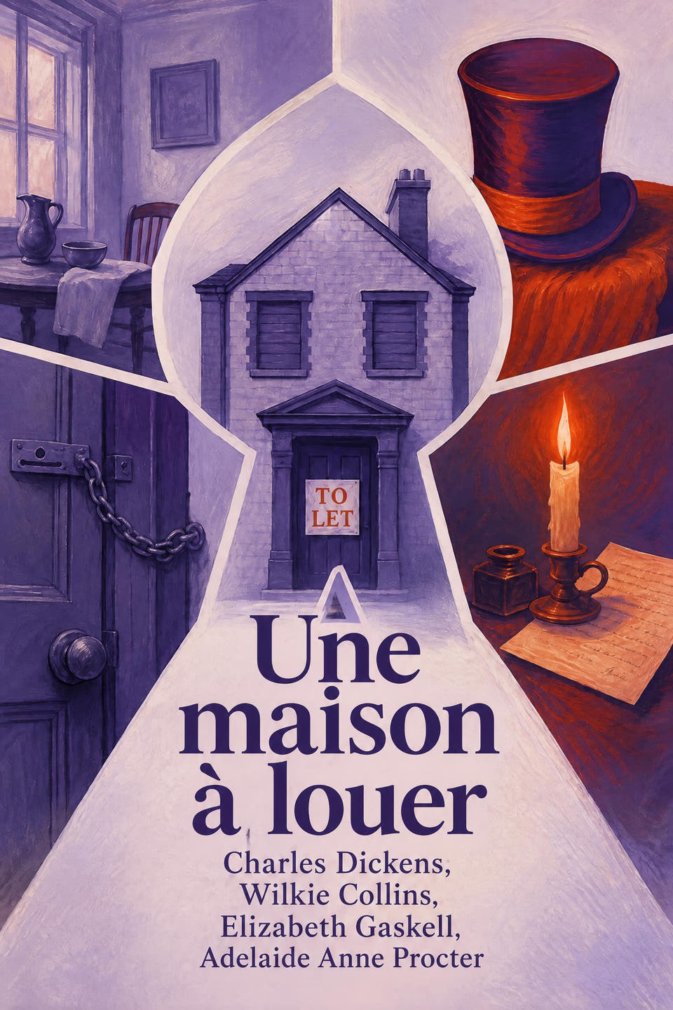 Une maison à louer by Charles Dickens; Wilkie Collins; Elizabeth Gaskell; Adelaide Anne Procter, the cover