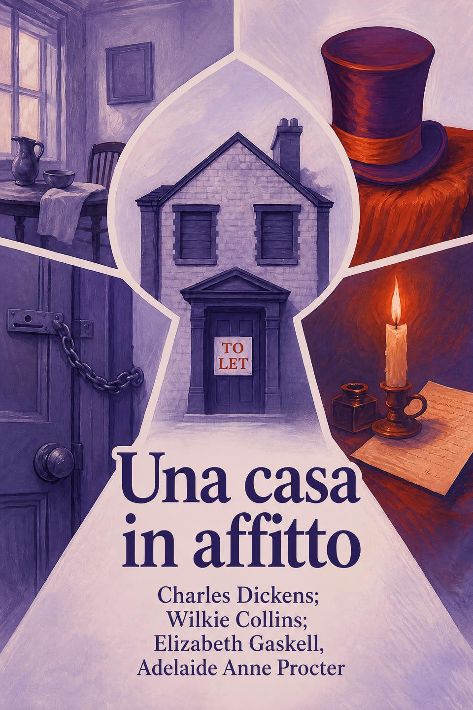 Una casa in affitto by Charles Dickens; Wilkie Collins; Elizabeth Gaskell; Adelaide Anne Procter, the cover